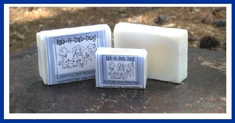 Rub a Dub Dog soap
