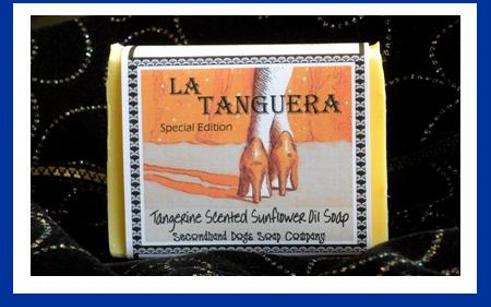 La Tangera natural tangerine handmade soap