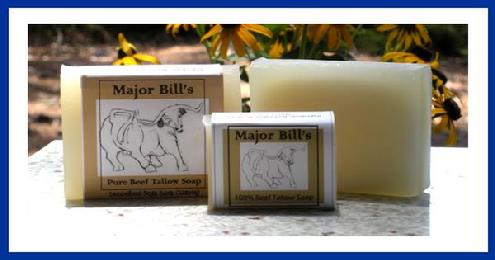 Major Bill's Beef Tallow Soap Maj