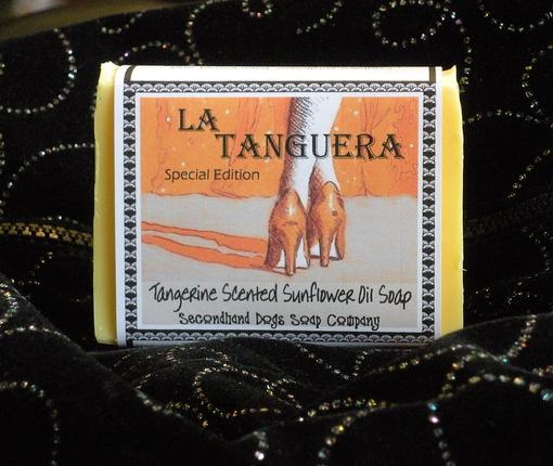 La Tanguera tangerine natural sunflower soap handmade
