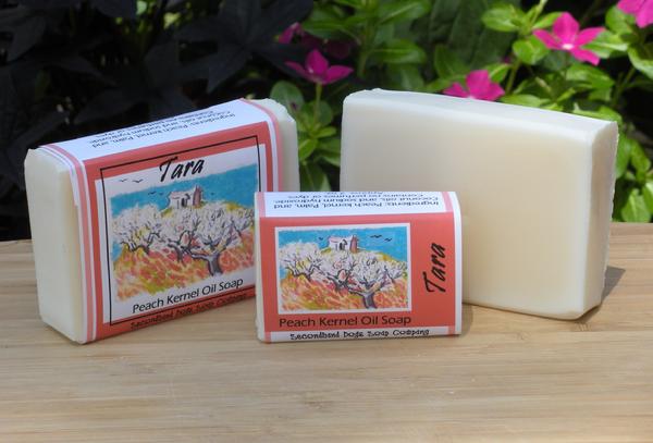 Tara peach kernel soap handmade handcrafted